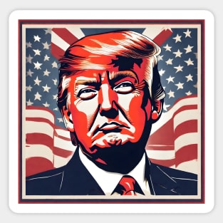 American Trump Sticker